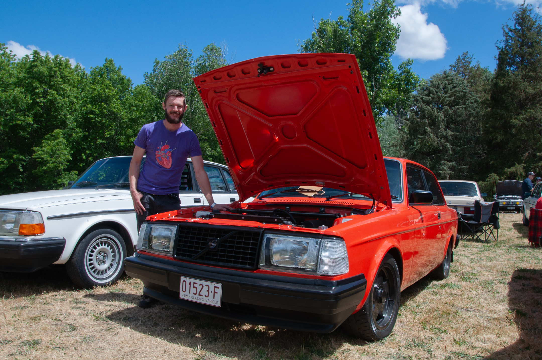 Oz Volvo Nats 2024 - Winner: Best in Show, Brendan's 1979 242 GT 16V Turbo