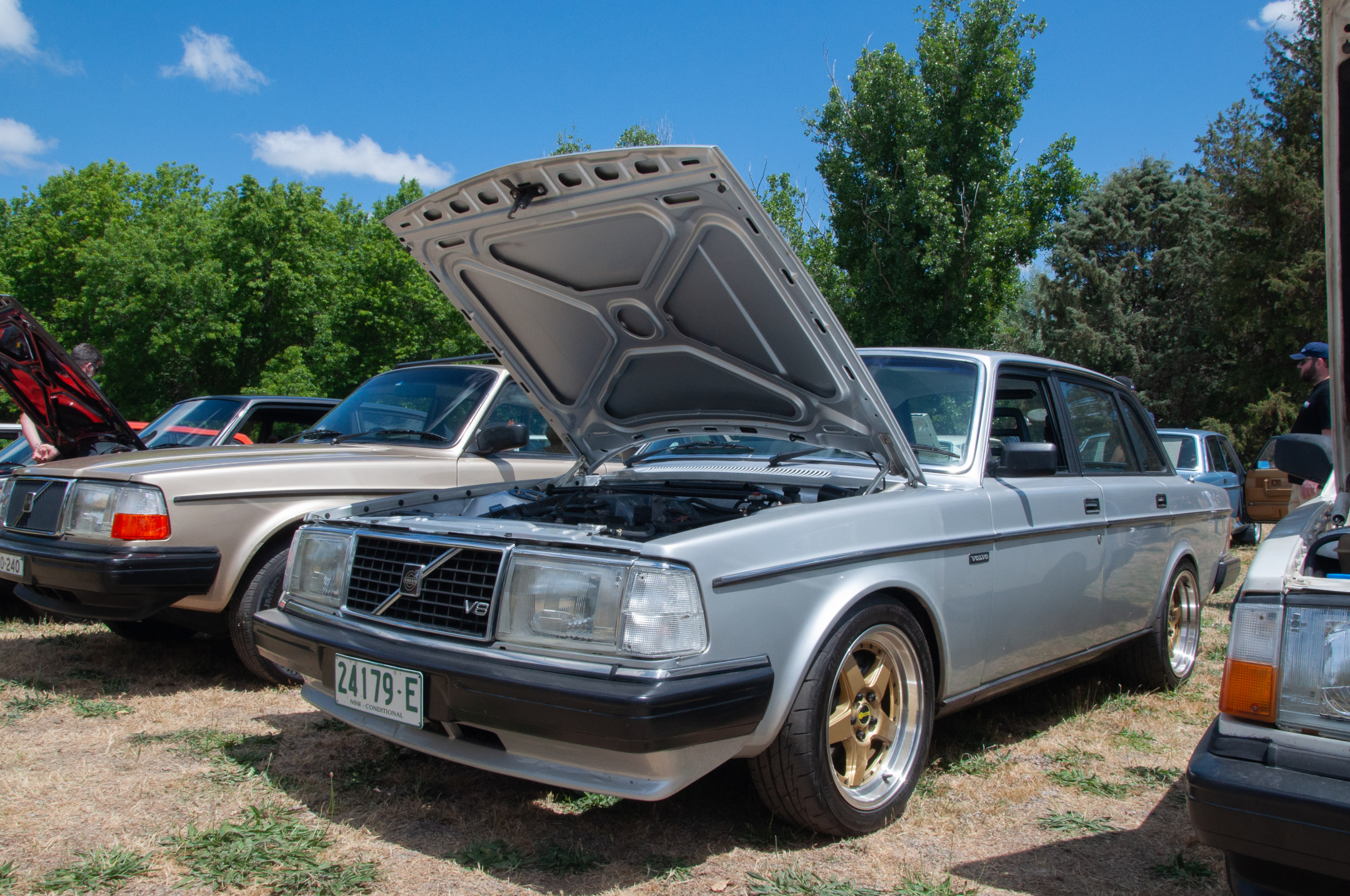 Oz Volvo Nats 2024 - Winner: Best Modified, Chris's 1983 240 1UZ-FE V8 Sedan