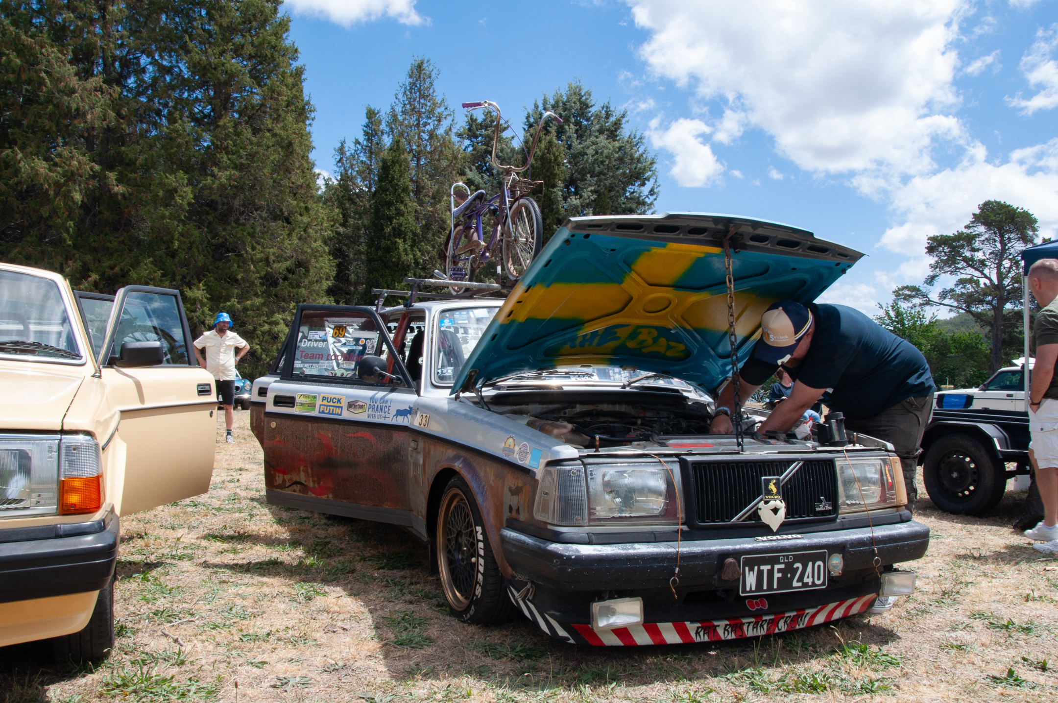 Oz Volvo Nats 2024 - Winner: Defect Notice, Jared's 1992 240, "The Baz"