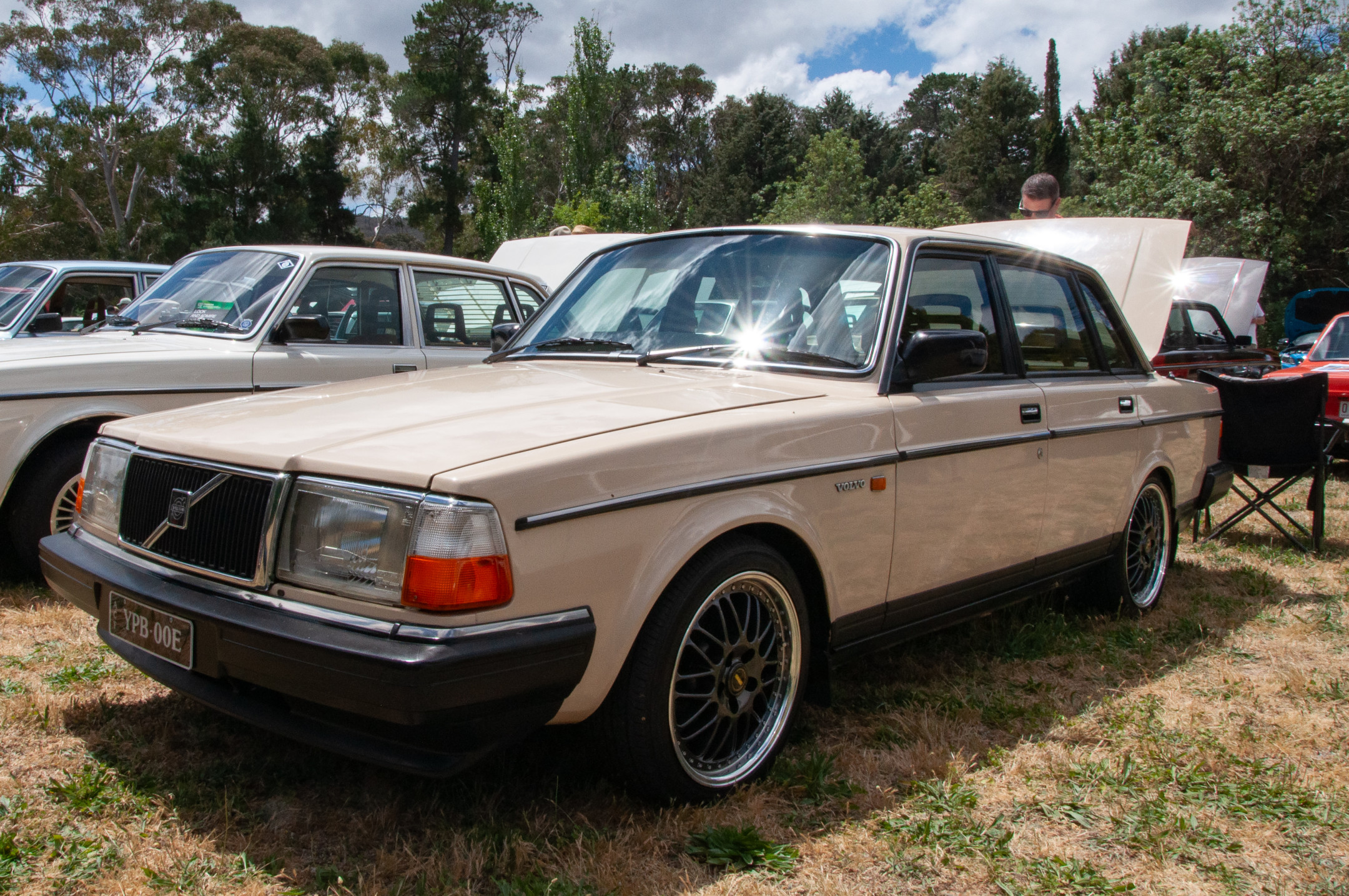 Oz Volvo Nats 2024 - Winner: Best 2-series sedan, Dan's 1988 240 GL