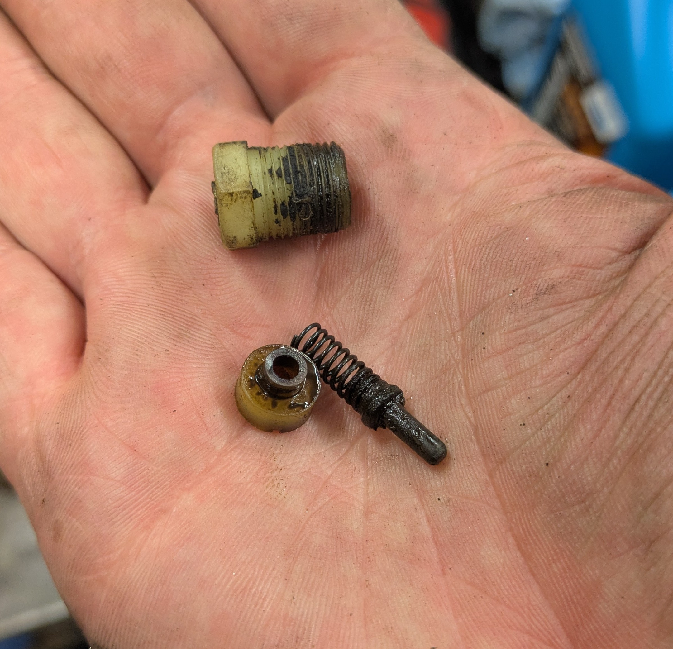 240 brake failure switch disassembled
