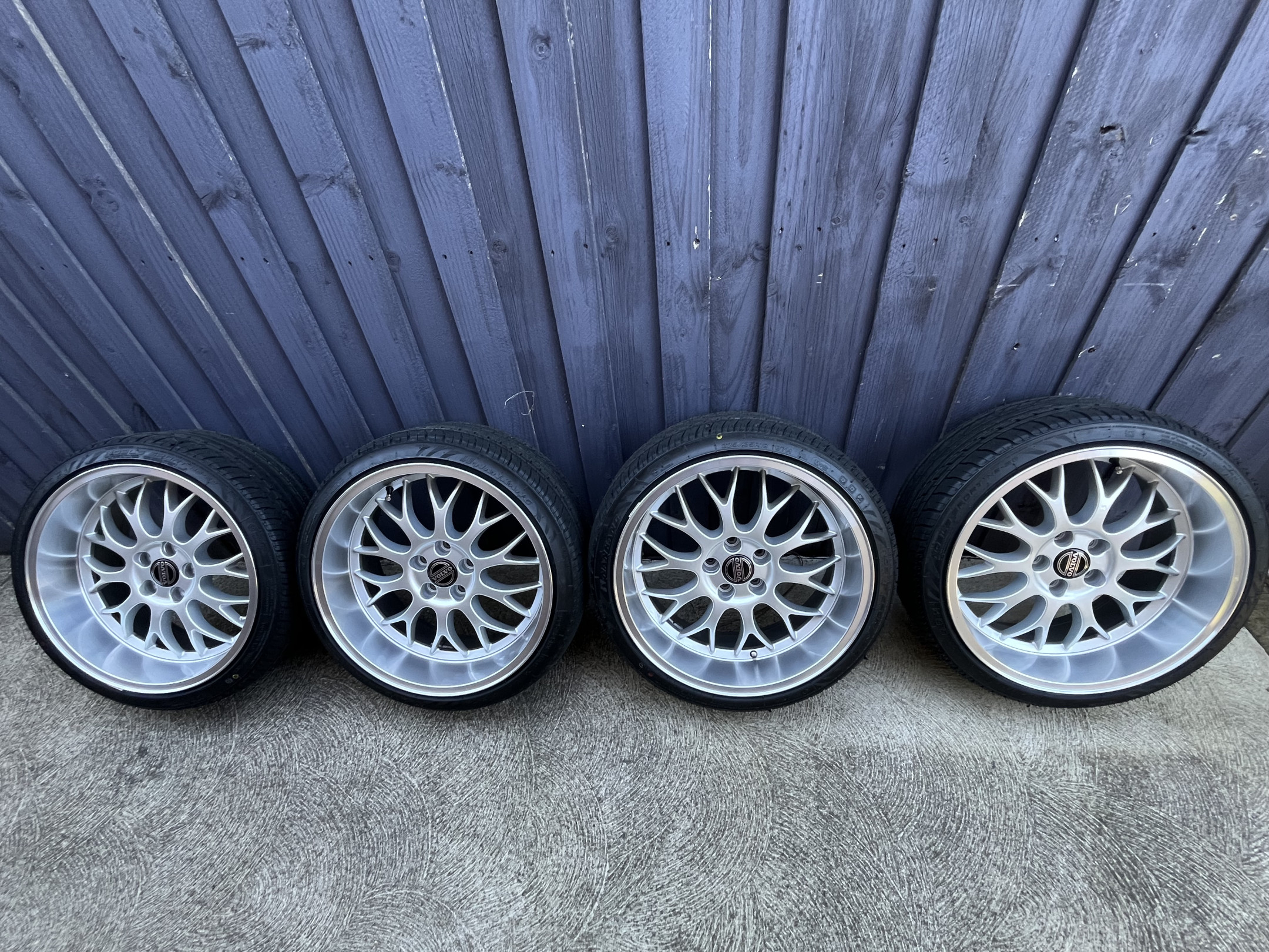 (SOLD) [Vic] Ocean DTM 18x8.5 wheels and tyres - Oz Volvo