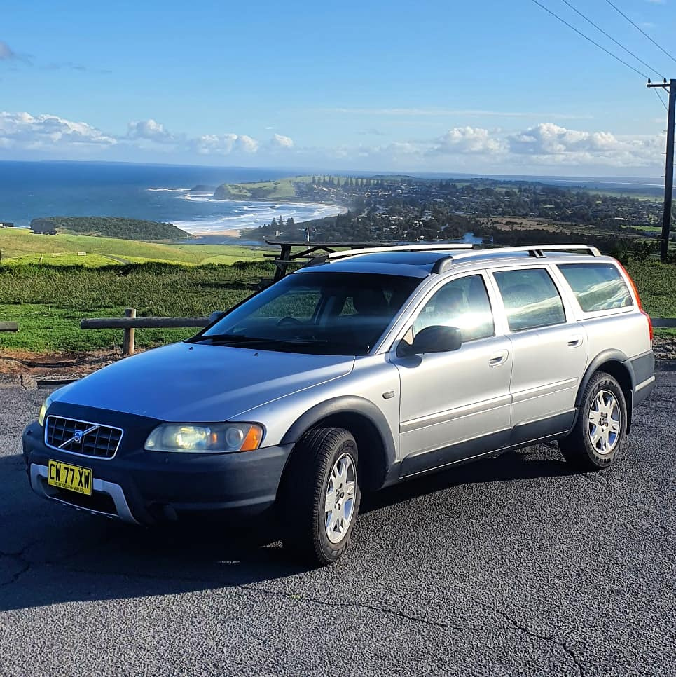 Volvo xc70 roof rack cross deals bars