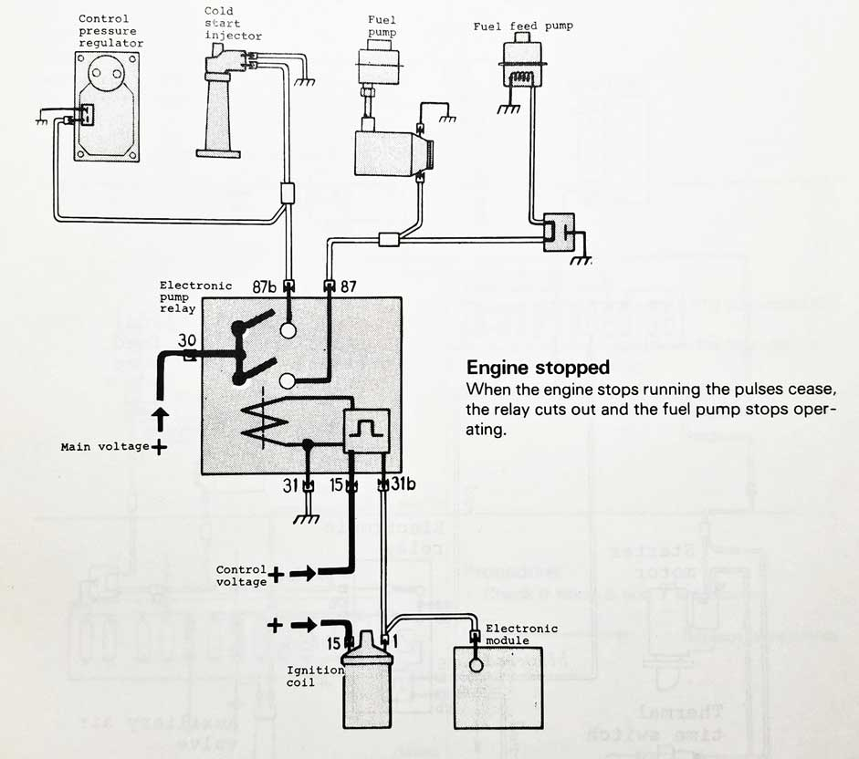 K-Jet fuel pump relay wiring diagram